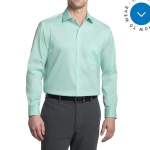AMANTI Men's Mint Green Dress Shirt